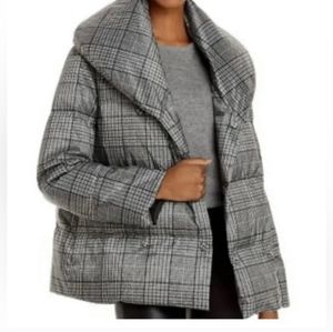 NWOT Jason Wu Plaid Double Breasted Puffer Coat